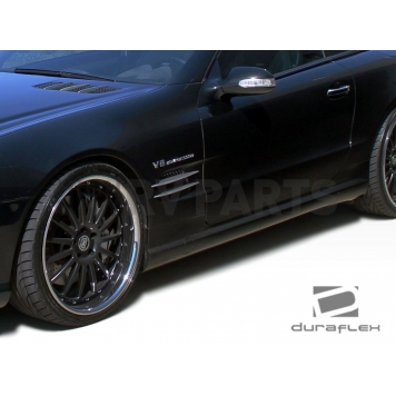 Extreme Dimensions Side Skirt - Primered Fiberglass Reinforced Plastic Black Set of 2 - 107614