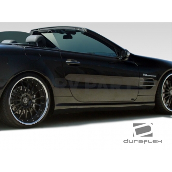 Extreme Dimensions Side Skirt - Primered Fiberglass Reinforced Plastic Black Set of 2 - 107614-3