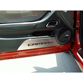 American Car Craft Door Panel Insert - Brushed Black For Lower Half Door - 101027BLK