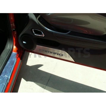American Car Craft Door Panel Insert - Brushed Black For Lower Half Door - 101027BLK-2