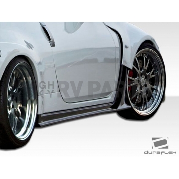 Extreme Dimensions Side Skirt - Primered Fiberglass Reinforced Plastic Black Set of 2 - 107225