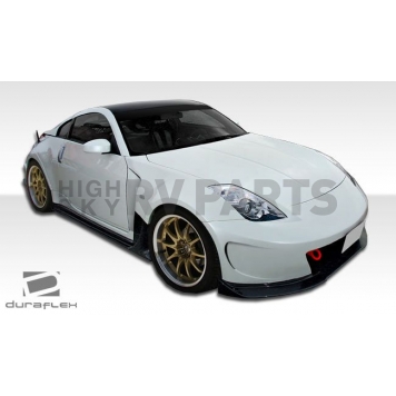 Extreme Dimensions Side Skirt - Primered Fiberglass Reinforced Plastic Black Set of 2 - 107225-2