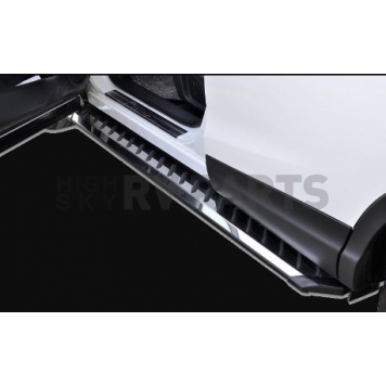 Romik USA Running Board Polished Aluminum Stationary - 31617418-1