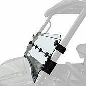 Kolpin Windshield - Half-Folding Polycarbonate Clear - 2522