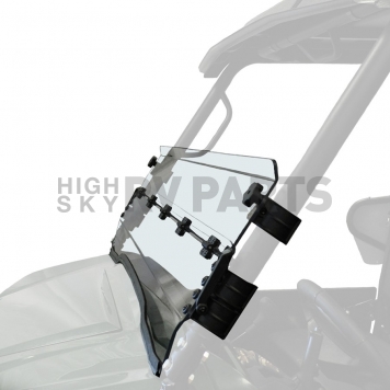 Kolpin Windshield - Half-Folding Polycarbonate Clear - 2522