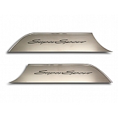 American Car Craft Door Panel Insert - Brushed Silver For Lower Half Door - 101048