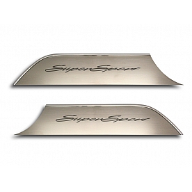 American Car Craft Door Panel Insert - Brushed Silver For Lower Half Door - 101048