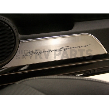 American Car Craft Door Panel Insert - Brushed Silver For Lower Half Door - 101048-1
