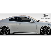 Extreme Dimensions Side Skirt - Primered Fiberglass Reinforced Plastic Black Set of 2 - 108239