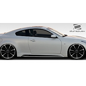 Extreme Dimensions Side Skirt - Primered Fiberglass Reinforced Plastic Black Set of 2 - 108239