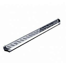 Romik USA Running Board Polished Steel Stationary - 31727418