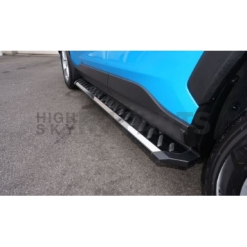 Romik USA Running Board Polished Steel Stationary - 31727418-1