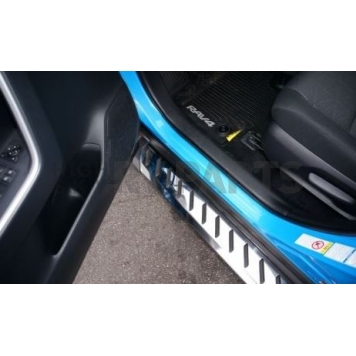 Romik USA Running Board Polished Steel Stationary - 31727418-3