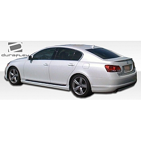 Extreme Dimensions Side Skirt - Primered Fiberglass Reinforced Plastic Black Set of 2 - 104927