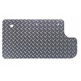Warrior Products Door Panel Insert - Aluminum Silver For Full Or Half Door - 90450