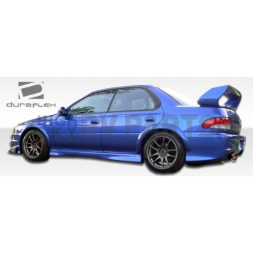 Extreme Dimensions Side Skirt - Primered Fiberglass Reinforced Plastic Black Set of 2 - 104497