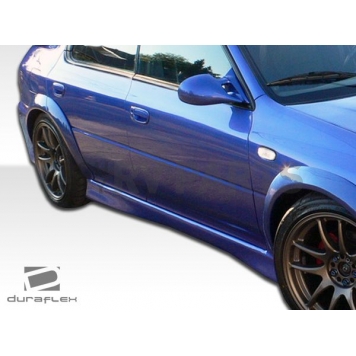 Extreme Dimensions Side Skirt - Primered Fiberglass Reinforced Plastic Black Set of 2 - 104497-2