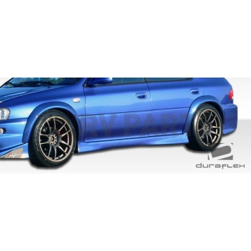 Extreme Dimensions Side Skirt - Primered Fiberglass Reinforced Plastic Black Set of 2 - 104497-3