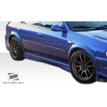 Extreme Dimensions Side Skirt - Primered Fiberglass Reinforced Plastic Black Set of 2 - 104497-5