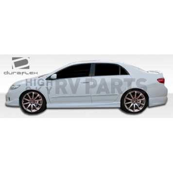 Extreme Dimensions Side Skirt - Primered Fiberglass Reinforced Plastic Black Set of 2 - 104504