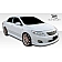 Extreme Dimensions Side Skirt - Primered Fiberglass Reinforced Plastic Black Set of 2 - 104504