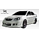 Extreme Dimensions Side Skirt - Primered Fiberglass Reinforced Plastic Black Set of 2 - 104507