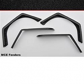 MCE Fender Fender Flare - Black Thermoplastic Olefin-TPO Textured Set Of 4 - FFTJG245