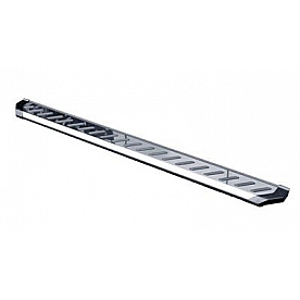 Romik USA Running Board Polished Steel Stationary - 33015418