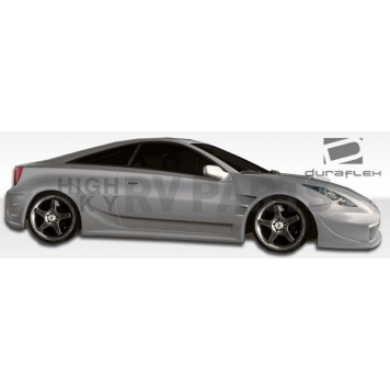 Extreme Dimensions Side Skirt - Primered Fiberglass Reinforced Plastic Black Set of 2 - 104510-1