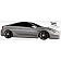 Extreme Dimensions Side Skirt - Primered Fiberglass Reinforced Plastic Black Set of 2 - 104510