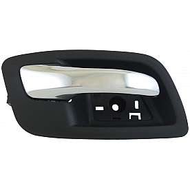 Help! By Dorman Interior Door Handle - Plastic Black Housing With Silver Lever Single - 93170