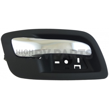 Help! By Dorman Interior Door Handle - Plastic Black Housing With Silver Lever Single - 93170