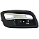 Help! By Dorman Interior Door Handle - Plastic Black Housing With Silver Lever Single - 93170