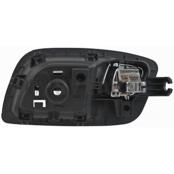 Help! By Dorman Interior Door Handle - Plastic Black Housing With Silver Lever Single - 93170-1