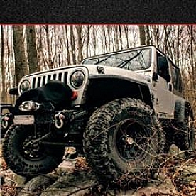 MCE Fender Fender Flare - Black Thermoplastic Olefin-TPO Textured Set Of 2 - FFTJG245F