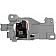 Help! By Dorman Interior Door Handle - Lever Plastic Black Single - 93177