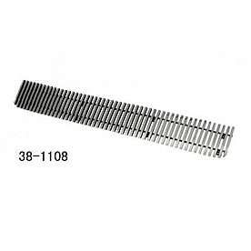 Paramount Automotive Bumper Grille Insert Vertical Overlay Polished Silver Aluminum - 381108