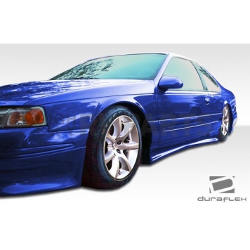 Extreme Dimensions Side Skirt - Primered Fiberglass Reinforced Plastic Black Set of 2 - 104376-2
