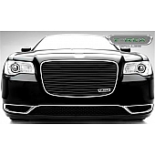 T-Rex Truck Products Grille Insert - Horizontal Bar Rectangular Black Powder Coated Aluminum - 6214361
