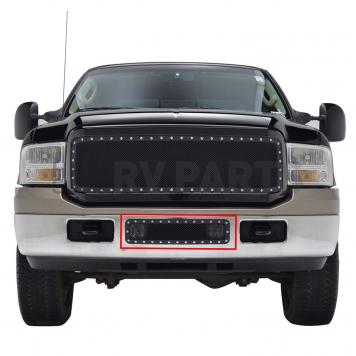 Paramount Automotive Bumper Grille Insert Mesh Powder Coated Black Stainless Steel - 460746-2