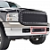 Paramount Automotive Bumper Grille Insert Mesh Powder Coated Black Stainless Steel - 460746
