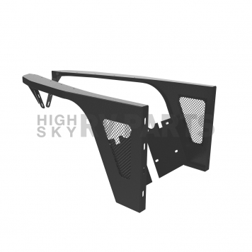 Paramount Automotive Fender Black Steel Textured Powder Coated Set Of 2 - 510065-1