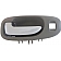 Help! By Dorman Interior Door Handle - Plastic Light Gray Housing With Silver Lever Single - 93287