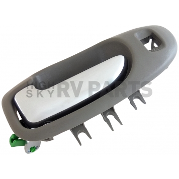 Help! By Dorman Interior Door Handle - Plastic Light Gray Housing With Silver Lever Single - 93287-2