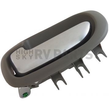 Help! By Dorman Interior Door Handle - Plastic Light Gray Housing With Silver Lever Single - 93289-2