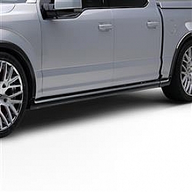 Air Design Side Skirt - Satin ABS Plastic Black - FO25B25