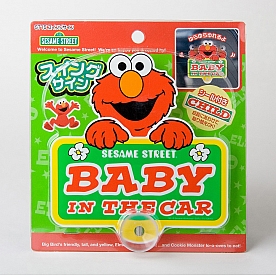 Nokya Decal - Baby In Car With Elmo Red/ Green/ Yellow - SEIST15