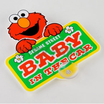 Nokya Decal - Baby In Car With Elmo Red/ Green/ Yellow - SEIST15-1