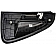 Help! By Dorman Exterior Door Handle - Plastic Black Single - 880MX