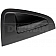 Help! By Dorman Exterior Door Handle - Plastic Black Single - 880MX